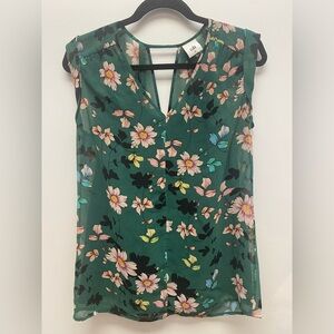 4 for $25 🌿 Cabi Floral Sleeveless Blouse 🌿 X-Small